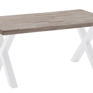 MESA COMEDOR FIJA X-LOFT 160 x 90 CM  ROBLE AMERICAN / BLANCO.