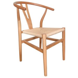 Silla Comedor Madera Kioto Natural Claro / Cuerda