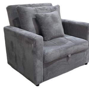 SOFA CAMA DIVAN 99 CM CORDUROY GRIS