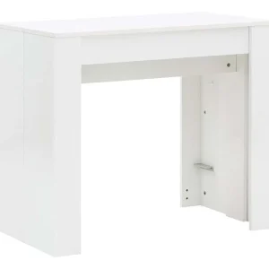 KOBE Mesa multifunción BLANCO BRILLO