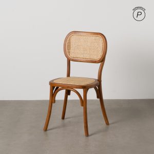 Silla Miel Madera De Olmo Contract 45 X 41 X 88 Cm