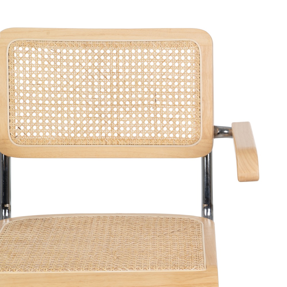 Silla Natural Madera-ratán Salón 61.50 X 53 X 82.50 Cm - Imagen 6