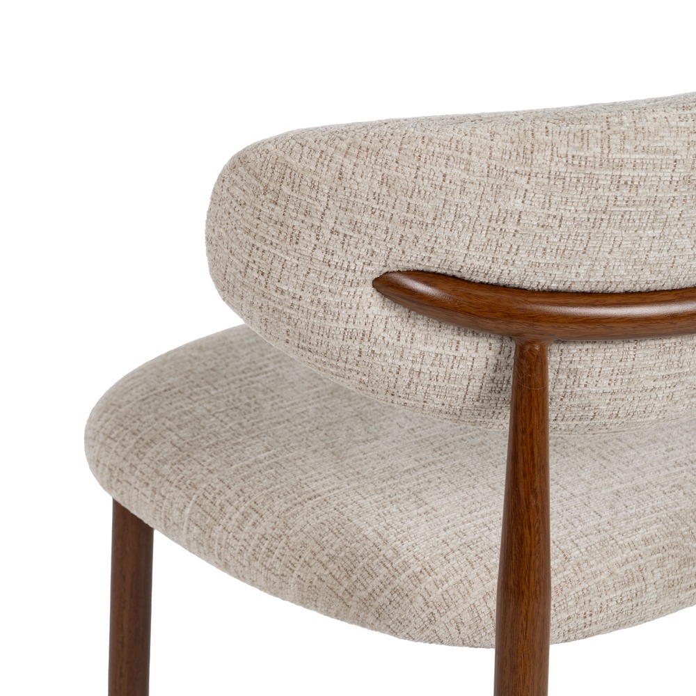 Silla Beige Tejido-metal 53 X 51 X 76.50 Cm - Imagen 9