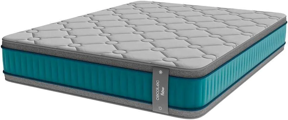 Cecotec Híbrido Flow 8990 Hybrid 150×200 híbrido multicapa con núcleo de muelles ensacados y viscoelástica de 32cm altura - Imagen 2