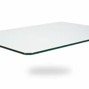 Cristal Mesa Camilla Rectangular de 6mm Esquinas Redondeadas 30º