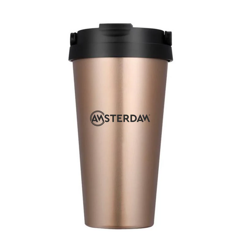 VASO DE CAFE EN ACERO INOX 500ML / DOBLE CAPA DE AISLACIÓN - Imagen 7