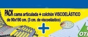 Pack Cama Articulada Eléctrica+Colchón Visco