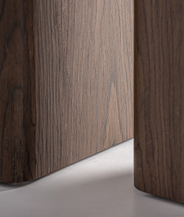 Mesa auxiliar Atlas de mármol y madera - Imagen 7