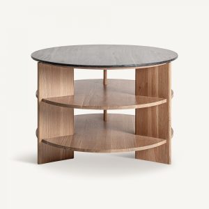 Mesa Auxiliar Nara – Minimalismo funcional en roble