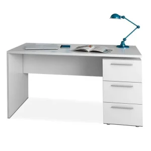 THON Mesa despacho 3 cajones BLANCO ARTIK