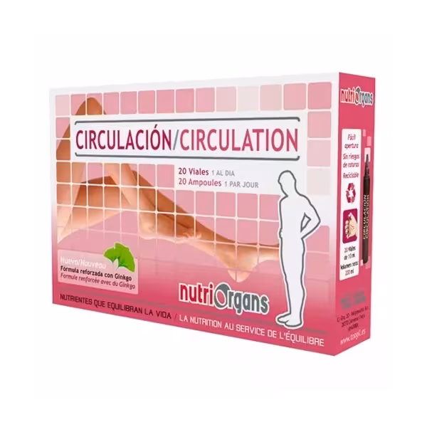 Circulation nutriorgans 20 viales