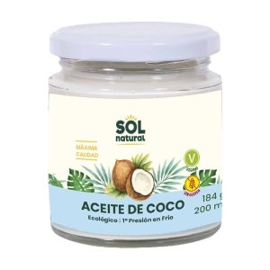 Aceite de coco virgen extra Bio 200ml