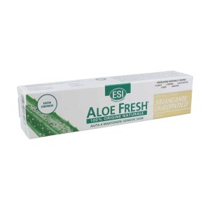 Aloe Fresh dentífrico sin fluor gel blanqueador homeopático Esi