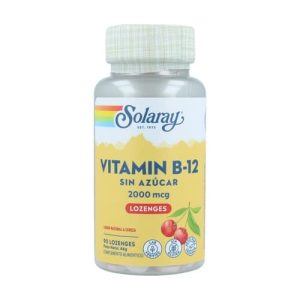 Vitamina B12 2000mcg, 90 comprimidos sublingual – Solaray