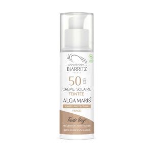 Crema facial color beige SPF50 50 ml Biarritz