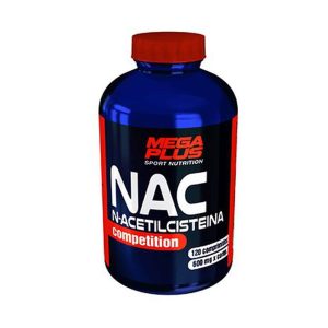 NAC N-Acetilcisteina 120 comprimidos de 600mg Mega Plus Sport Nutrition