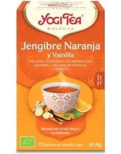 Yogi Tea Jengibre Naranja Vainilla