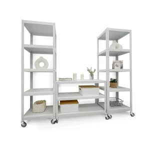 Set Living (Alto) – Estanterías y Mesa Wally Larga